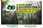 ACIIBI promove reunio de alinhamento com a FACISC e o Municpio de Ibirama para reviso do cdigo florestal estadual